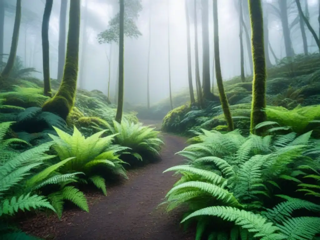 Un bosque exuberante iluminado por el sol, transmitiendo la conexión poética entre la naturaleza y la transformación