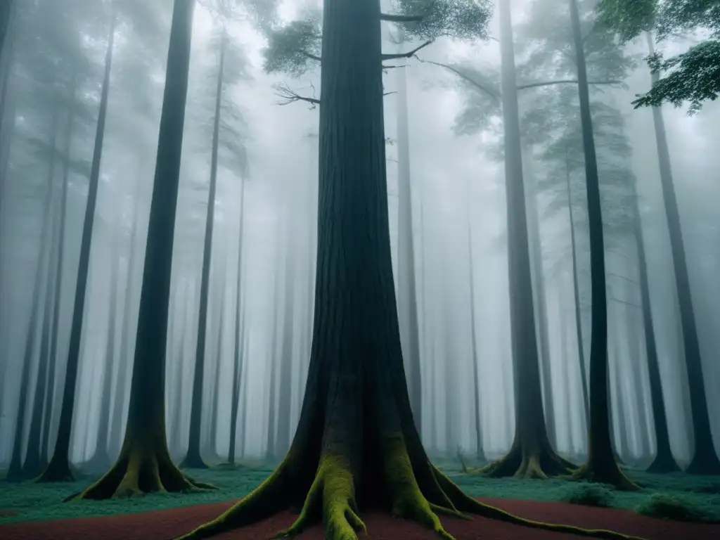 Un bosque poético: árboles adornados con versos en múltiples idiomas y escrituras, conectando poesía e naturaleza