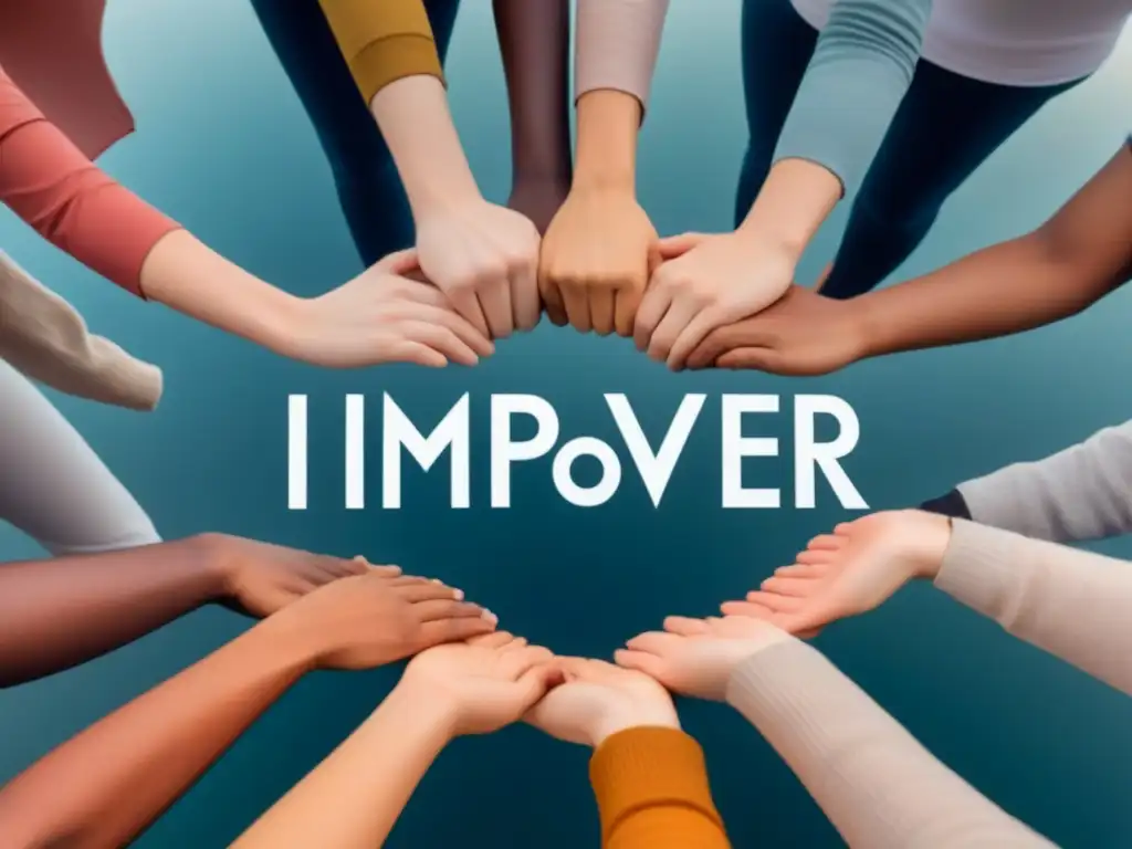 Un círculo de diversidad unida con camisetas inspiradoras