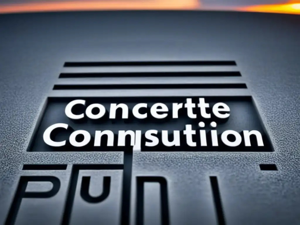 Composición poética con formas geométricas en concreto blanco y negro Una composición de poesía concreta en blanco y negro, revolución visual de formas geométricas y tipografía minimalista en 8k