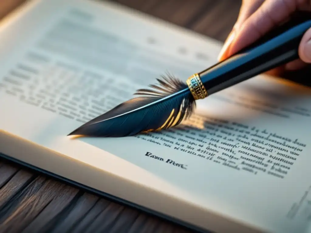 Detalle preciso de traducción de versos poéticos entre idiomas, simbolizando secretos de traductores