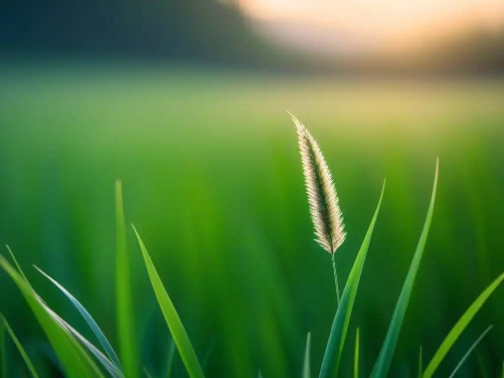 Un filosofía trascendentalista en poesía: una brizna de hierba solitaria, meciéndose suavemente en un prado tranquilo