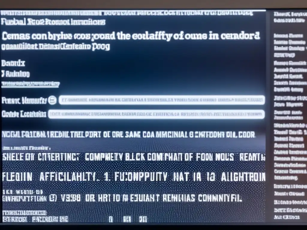 Poema digital: fusión de inteligencia artificial y poesía Fusión de inteligencia artificial en poesía: un ordenador moderno generando versos poéticos en pantalla