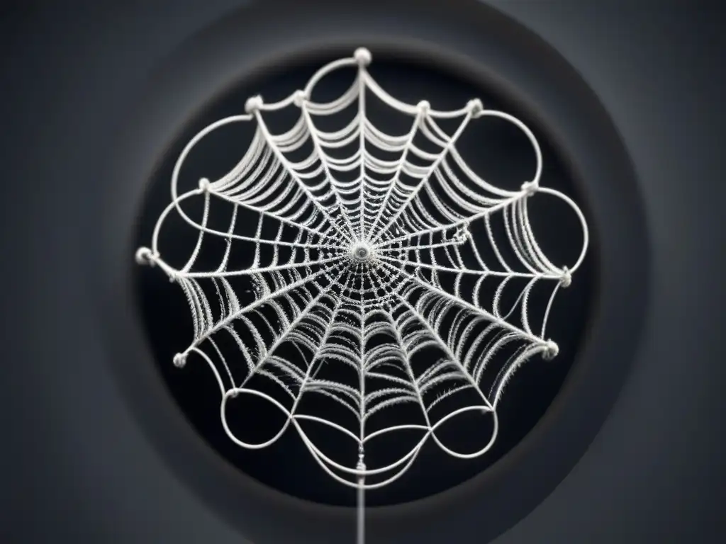 Poética innovadora: red de versos entrelazados en blanco y negro Intrincada ilustración minimalista en blanco y negro que fusiona métricas poéticas tradicionales con formas experimentales modernas