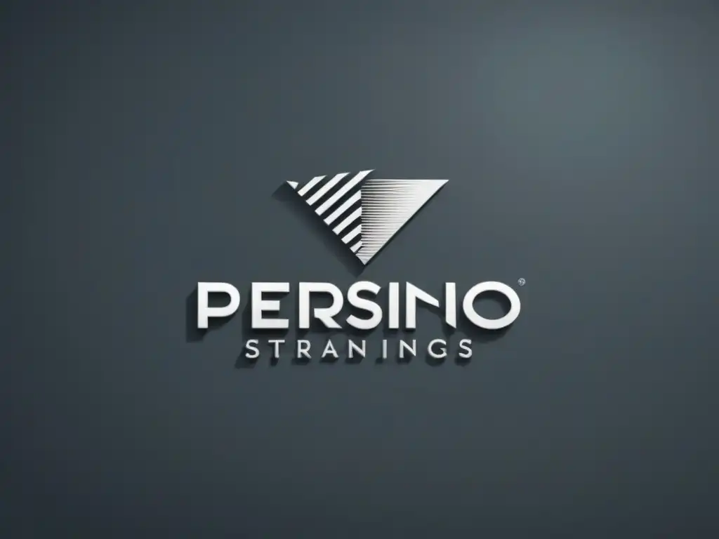 Logo moderno y poesía elegante: integración creativa Fusión de logo moderno con poesía transformadora para estrategias de marca en escala de grises sofisticada