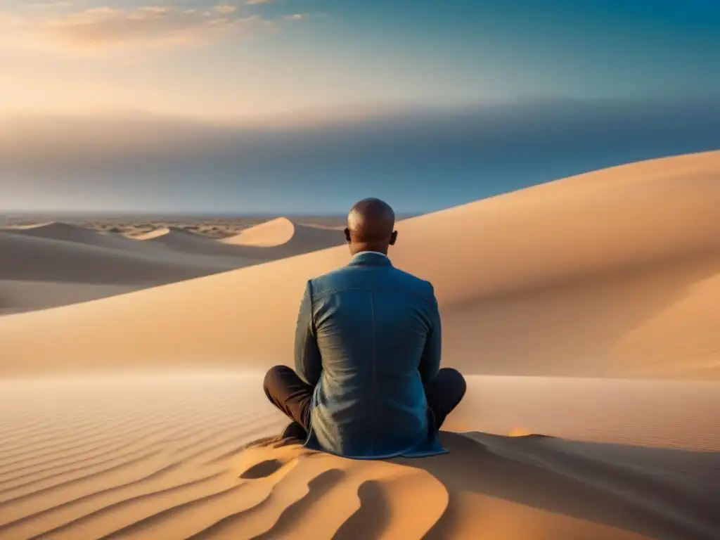 Persona en desierto reflexiona con libro de poesía