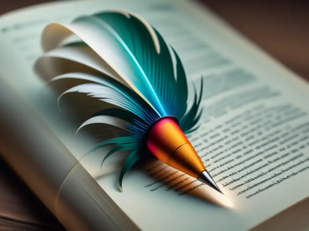 Pluma creando líneas en libro, certificaciones escritura creativa narradores