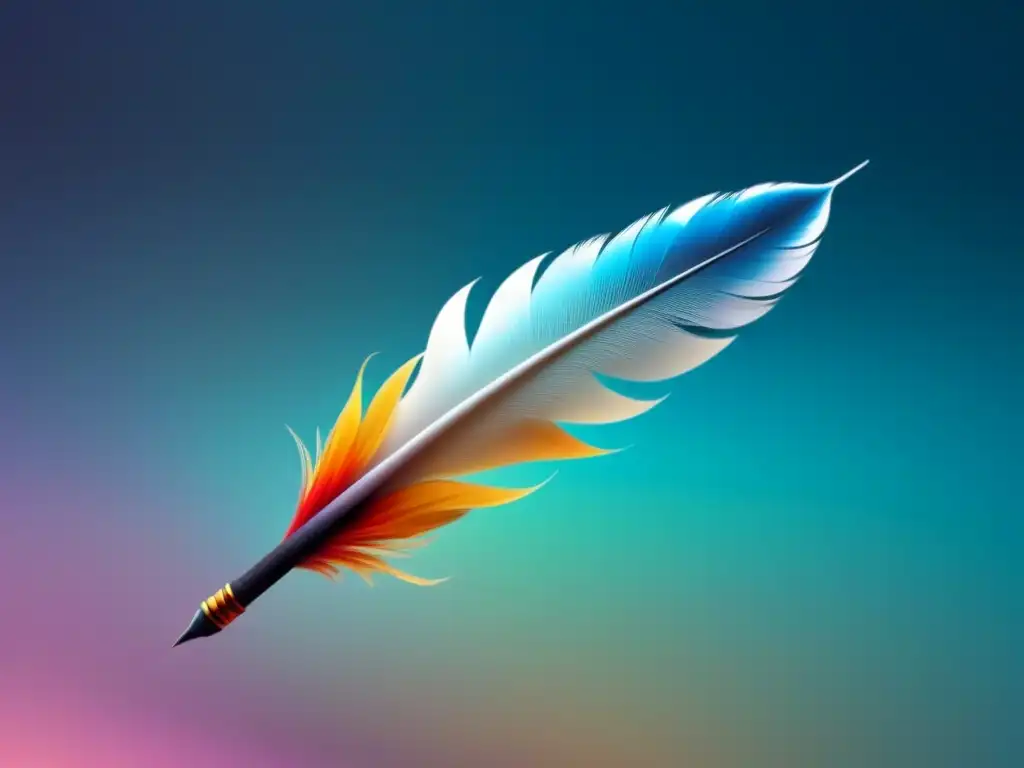 Pluma de poeta se transforma en píxeles, fusionando la poesía tradicional con la era digital