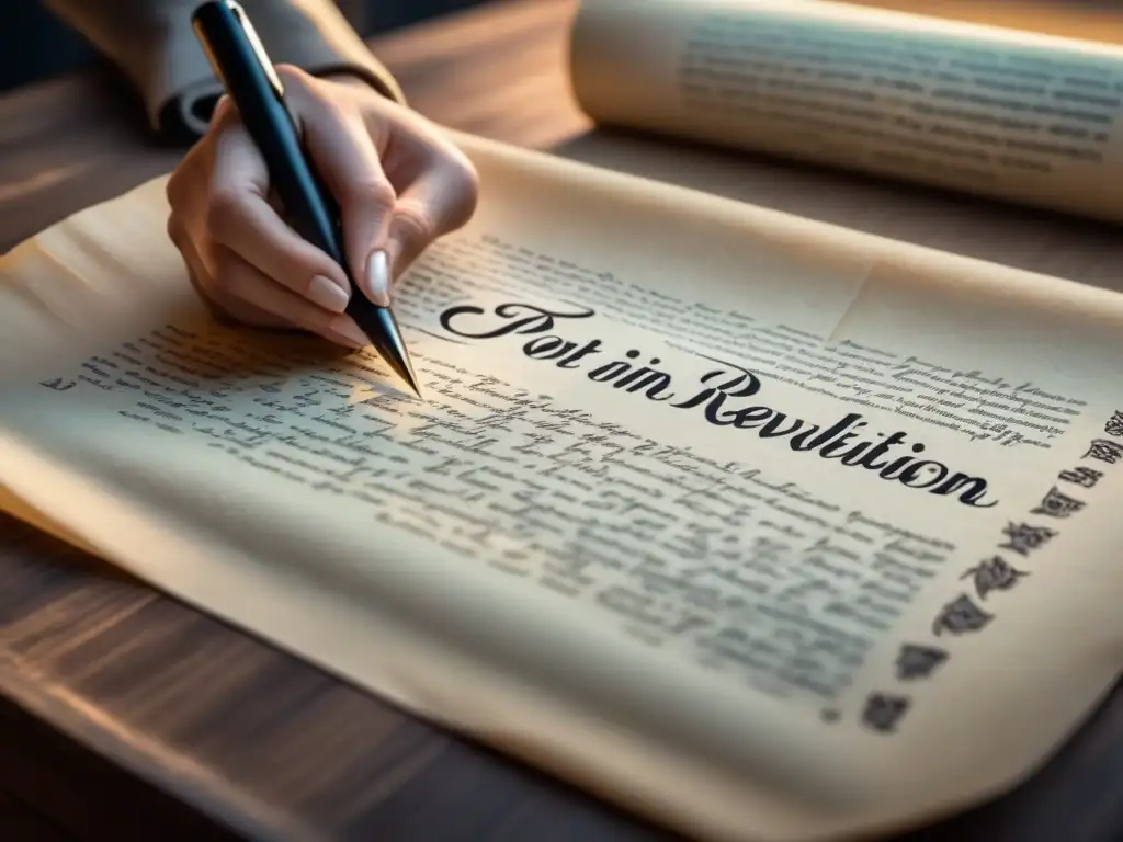 Una pluma escribiendo poesía curs