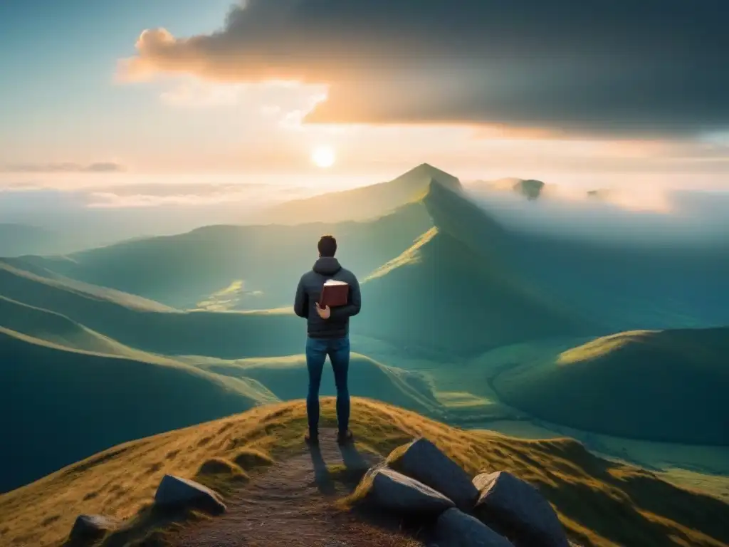 El poder transformador de la poesía personal resuena en la cima de la montaña al amanecer