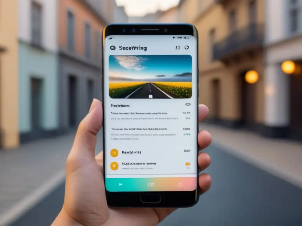 Interfaz poética minimalista de app para gamificar escritura