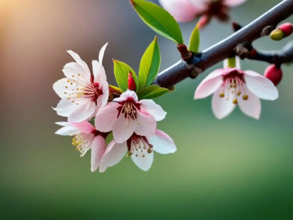 Rama de cerezo en flor, poesía clásica china traducida belleza en cada pétalo