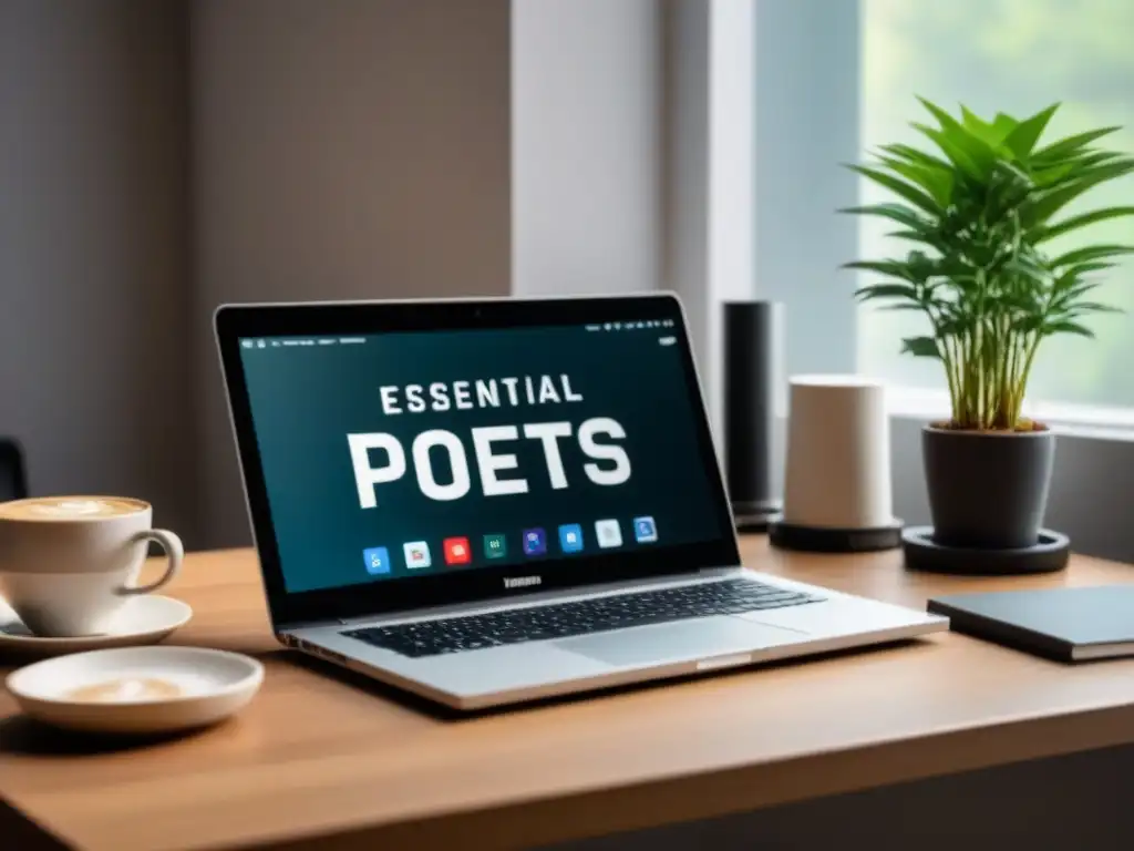 Un rincón poético en casa, con herramientas de SEO para poetas y una atmósfera serena