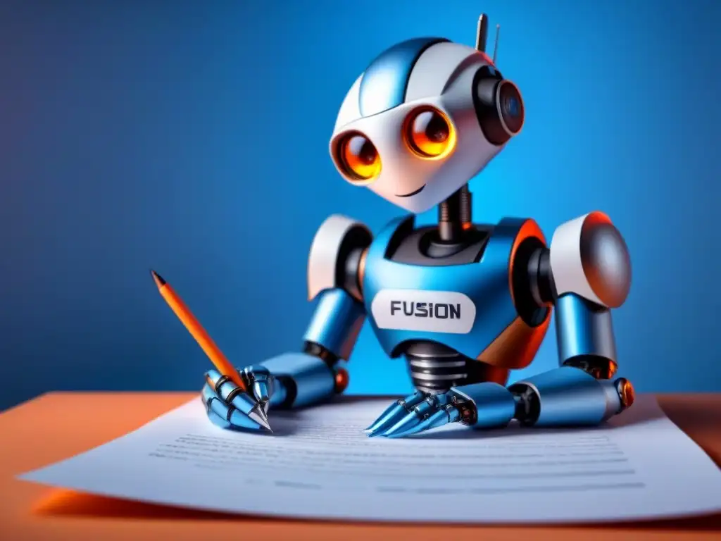Robot poeta fusiona tecnología y creatividad Robot de IA crea poesía lírica transformadora, fusionando tecnología y creatividad