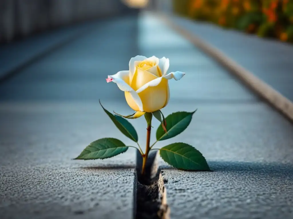 Una rosa floreciendo en concreto, la poesía como herramienta de cambio