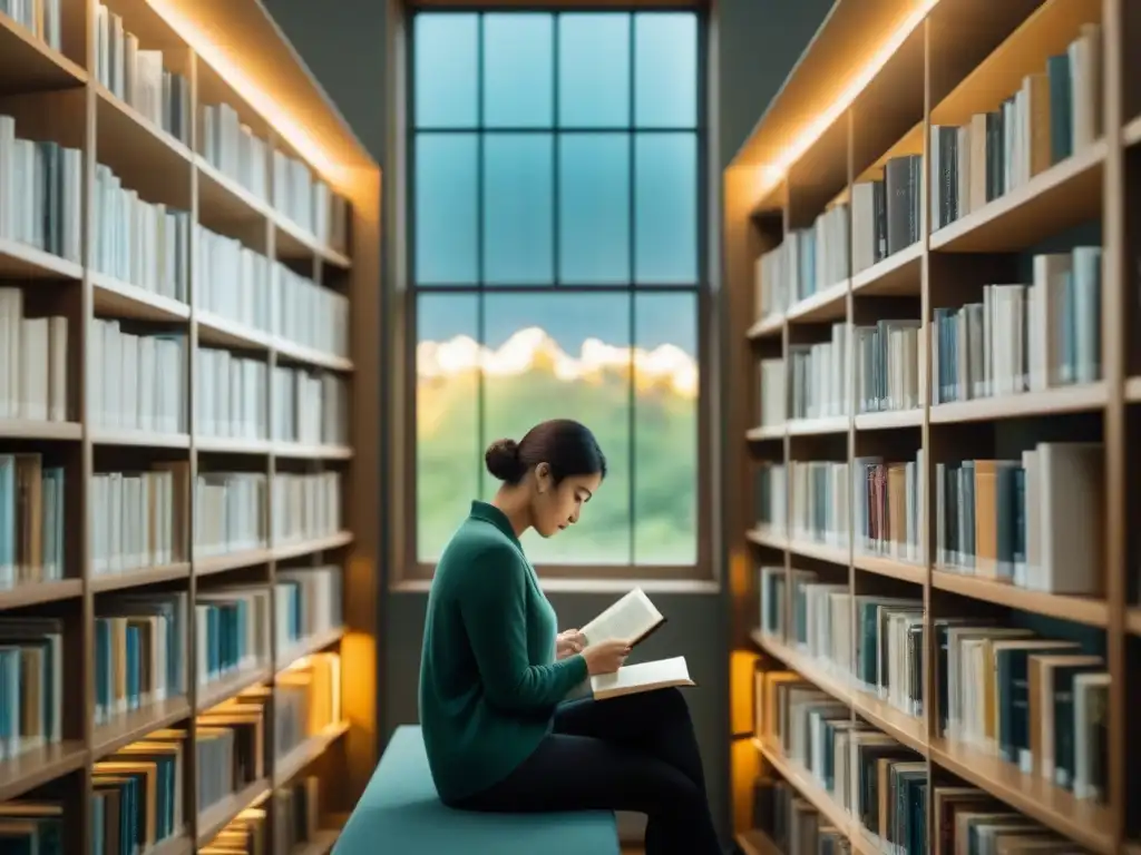 Sumérgete en la tranquilidad de una biblioteca, donde la poesía como terapia emocional cobra vida