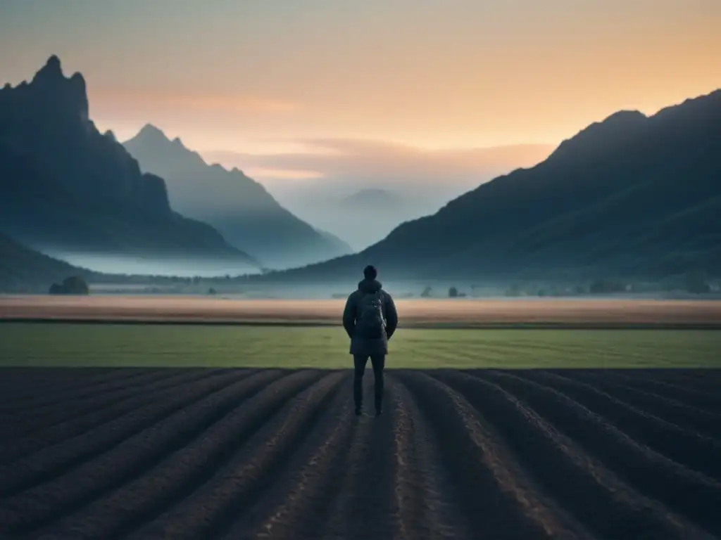 Poesía lírica: poder transformador de palabras en la vastedad del atardecer en la naturaleza